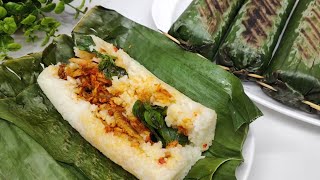 RESEP NASI BAKAR gurih wangi sangat enak [upl. by Naic933]