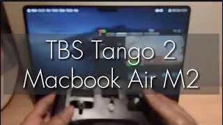 How to connect TBS Tango 2 Pro to Macbook Air  LitOff FPV Drone Simulator [upl. by Yancy706]