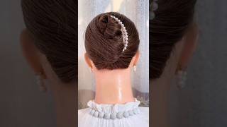 Simple Hairstyle Girl hairhacks hairtutorial hair hairstyle [upl. by Asaert]