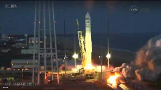 NASA Antares Rocket Explosion HD FULL [upl. by Gilcrest72]