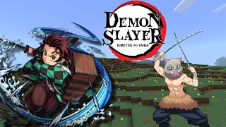 Minecraft Demon Slayer mod download Description link 🔗 ❤️ [upl. by Narbig]