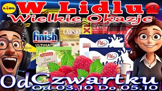 Lidl Nowa Gazetka Promocyjna Oszczędzaj z Lidlem Od 03102024 W Lidlu Się Opłaca Oferta Spożywcza [upl. by Nate]