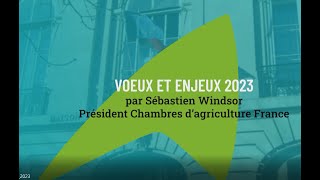 Vœux 2023 Chambres dagriculture [upl. by Enyallij110]