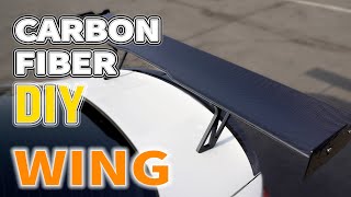 How to Make a Carbon Fiber Wing DIY with 3D Printed Molds [upl. by Halac]