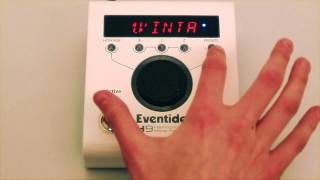 1 Eventide H9 Getting Started [upl. by Ovatsug]