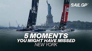 Best moments New York Sail Grand Prix [upl. by Gnohp357]