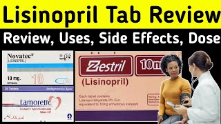 Lisinopril 10 mg 5 mg 20 mg tablet uses  zestril 5 mg  novatec tablet  Side Effects Dose [upl. by Amalita]