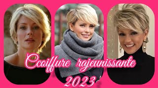 coiffure rajeunissante femme 50 ans 2023 [upl. by Nalyr]