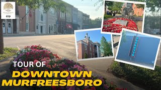 Downtown Area  Murfreesboro Tn Is A Great Place To Live  Vlog Tour of Murfreesboro TN [upl. by Goodill]