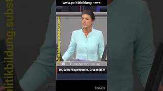 Wagenknecht fordert Außenpolitik für Deutschland [upl. by Armitage]