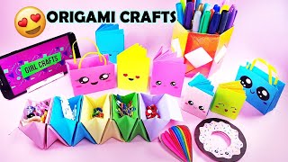 10 COOL PAPER CRAFTS YOU SHOULD TRY TO DO in Quarantine AT HOME  Origami Hacks [upl. by Greeley]