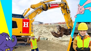 Moritz und die Maschinen Auf der Baustelle mit Bagger  Der Elefant  WDR [upl. by Swigart102]