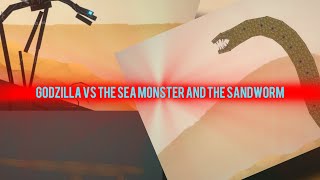 GODZILLA VS THE SEA MONSTER AND THE SANDWORM [upl. by Fernand394]