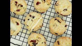 These Cranberry Orange Scones Are the Perfect Fall Treat [upl. by Barkley]