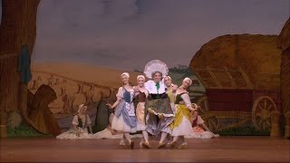 La fille mal gardée  The Clog Dance from Act I The Royal Ballet [upl. by Annaeerb681]