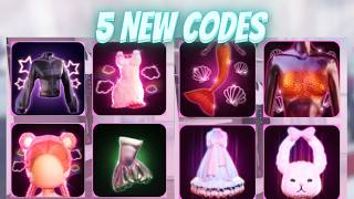 5 NEW CODES IN DRESS TO IMPRESS SUMMER UPDATE⭐roblox dresstoimpress codes [upl. by Tanberg]