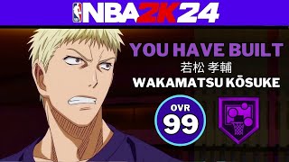 BAM ADEBAYO BUILD  NBA 2K24 KOUSUKE WAKAMATSU KNB BUILD  KUROKO NO BASKET IN NBA 2K24 [upl. by Renner29]