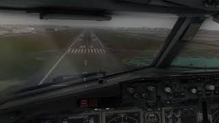 ✈Xtracing✈ Raytracing shader for XP11✈ Levelup 737 landing in Lisbon [upl. by Ah]