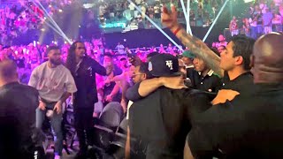 Caleb Plant amp Ryan Garcia BRAWL after Caleb THROWS DRINK at him [upl. by Atnahsa]