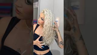 salvando meu cabelo LOIRO GLOBAL pós PRANCHA e PISCINA😳😖 cuidadoscomcabelo loiro opentracks [upl. by Oicnoel]