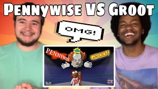 verbalase Pennywise Vs Groot  Cartoon Beatbox Battles’ REACTION [upl. by Nadean]