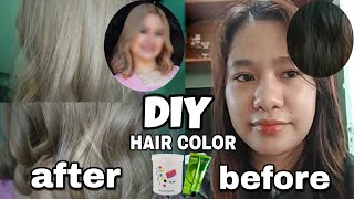 Paano ma Achieve ang Ash Blonde na Buhok  AT HOME DIY HAIR COLOR  Bremond amp Hairfix [upl. by Ahselrak]