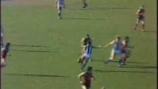 1983 Round 13  Fitzroy v North Melbourne  Junction Oval  Hinchen mark [upl. by Georgena]