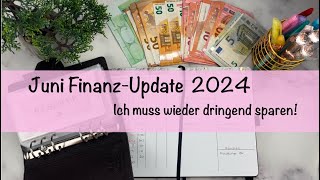 JUNI Finanz Update 2024 🌸 Sparen mit der Umschlagmethode [upl. by Eniledgam]