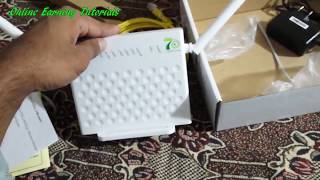 zxhn h168n v22 new update vdsl2 modem 2018  Unboxing and New Features [upl. by Eirrod]