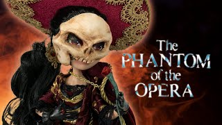 Phantom of the Opera – Halloween Collab Custom Doll Repaint – Masque of the Red Death [upl. by Avan]