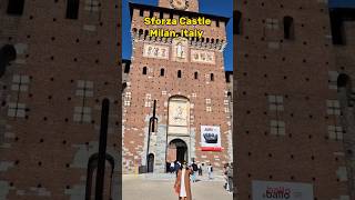 Sforza Castle of Milan Italy travel milan tour italy shorts viralshort [upl. by Atiuqihs]