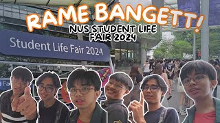 RAME BANGETT   NUS Student Life Fair 2024 KLOG [upl. by Ahsilrae]