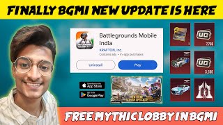 FREE😍MYTHIC LOBBY  BGMI 31 UPDATE IS HERE  HOW TO UPDATE BGMI 31 VERSION IN IOS amp ANDROID [upl. by Anglim]