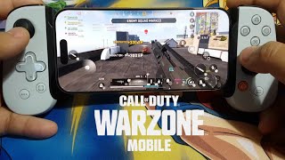 Call of Duty Warzone Mobile Max Graphic Settings Gameplay on iPhone 16 Pro [upl. by Agiaf]