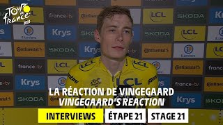 Postrace interview  Stage 21  Tour de France 2023 [upl. by Esorbma]