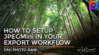 3 Steps To Export From ON1 Photo RAW To JPEGMini [upl. by Larisa]