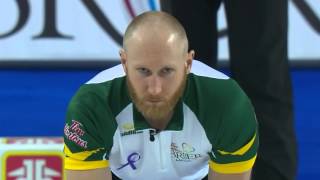 Gushue NL vs Jacons NO  2016 Tim Hortons Brier Draw 17 [upl. by Iseabal]