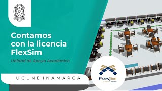 Licencia FlexSim en la UCundinamarca [upl. by Krasner]