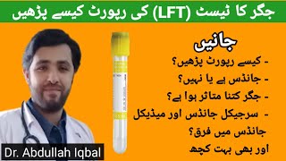 LFT  Liver Function Test  Jigar ka test  Jaundice test  Janiye report me kia hai  Dr Abdullah [upl. by Farly]