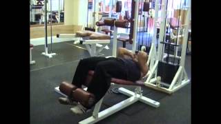 Cable Decline Bench Crunch [upl. by Suhpesoj59]