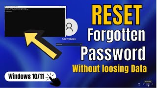 How To Reset Forgotten Password In Windows 1011 Without Losing Data  Without Disk amp USB [upl. by Losyram]