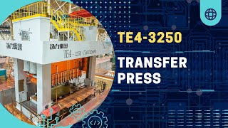 TE4 3250 7500x2600mm transfer press [upl. by Alliuqaj]