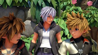 KINGDOM HEARTS III Data greeting fun  Sora and Ven playing catch  Part 2 [upl. by Zavras]