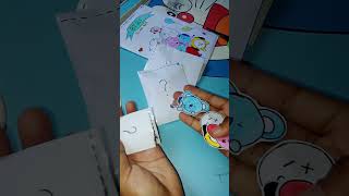 unboxing blind bag BT21  handmade [upl. by Aynekal28]