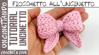 Ti mostro come fare il Fiocco Perfetto allUncinetto  Tutorial passo a passo [upl. by Ainsworth64]