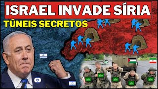 IDF INVADE SÍRIA Exército Israelense Faz Operação na Síria Túneis Secretos Encontrados em GAZA [upl. by Annemarie]