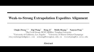 QA WeaktoStrong Extrapolation Expedites Alignment [upl. by Rolyt]