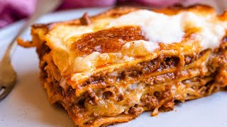 Lasagne al Forno Italian Beef Lasagna [upl. by Hsatan]