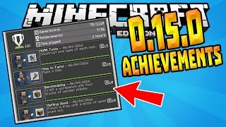 ACHIEVEMENTS in MCPE 0150  Basic Achievements amp Gamerscore  Minecraft PE Pocket Edition [upl. by Janetta]