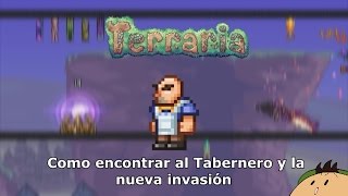 Como encontrar al Taberneroinvocar el Evento de DD2  Terraria 134 [upl. by Ardnad]